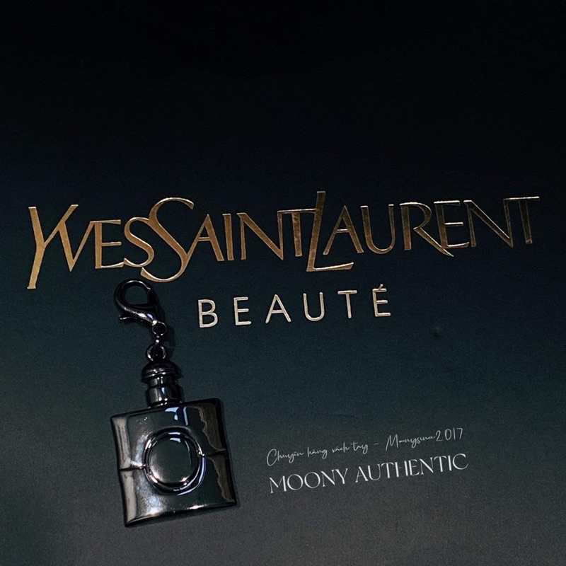 Charm treo túi/ chìa khoá hàng gift hãng Ysl thỏi son vs chai nước hoa cực cute.