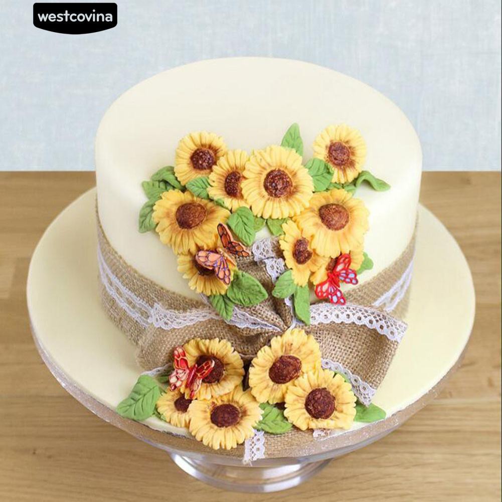 Khuôn Silicone Làm Bánh Hình Hoa Hướng Dương Xinh Xắn