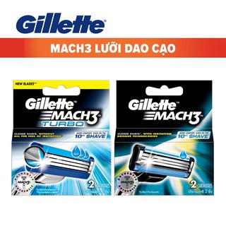 Lưỡi Gillette Mach3 vỉ 2 lưỡi