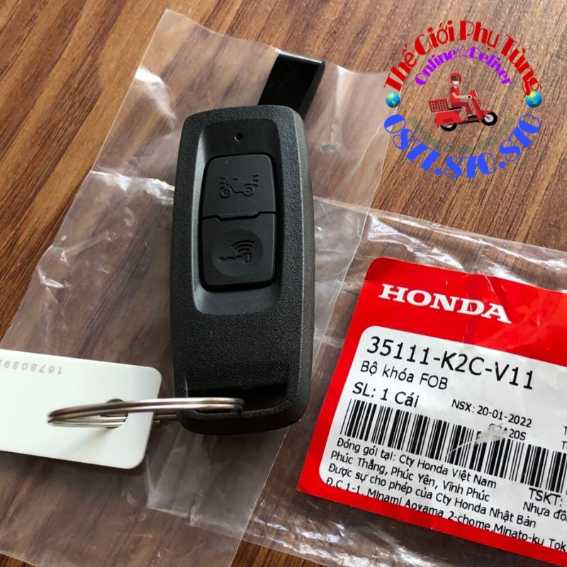 [Ảnh thật][Chính hãng] REMOTE - FOB CHÌA KHÓA SMARTKEY VISION 2021-2022 ZIN MỚI