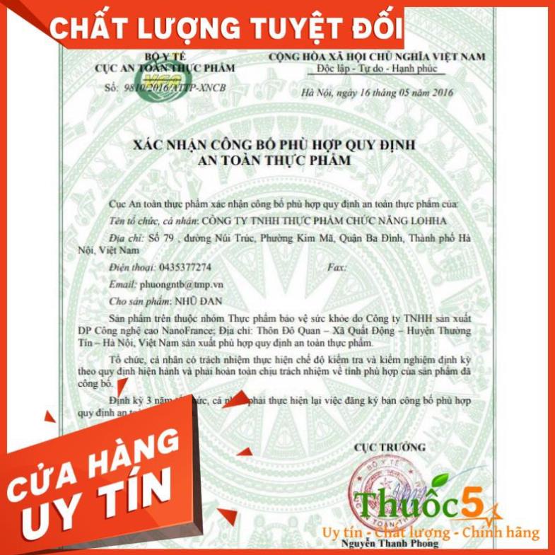 [GIÁ GỐC] NHŨ ĐAN Phòng ngừa hỗ trợ u xơ tuyến vú - hộp 20 viên