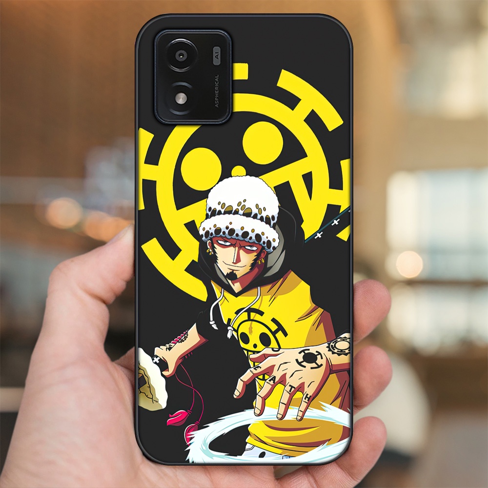 Ốp lưng Vivo Y01 viền đen in hình Law One Piece
