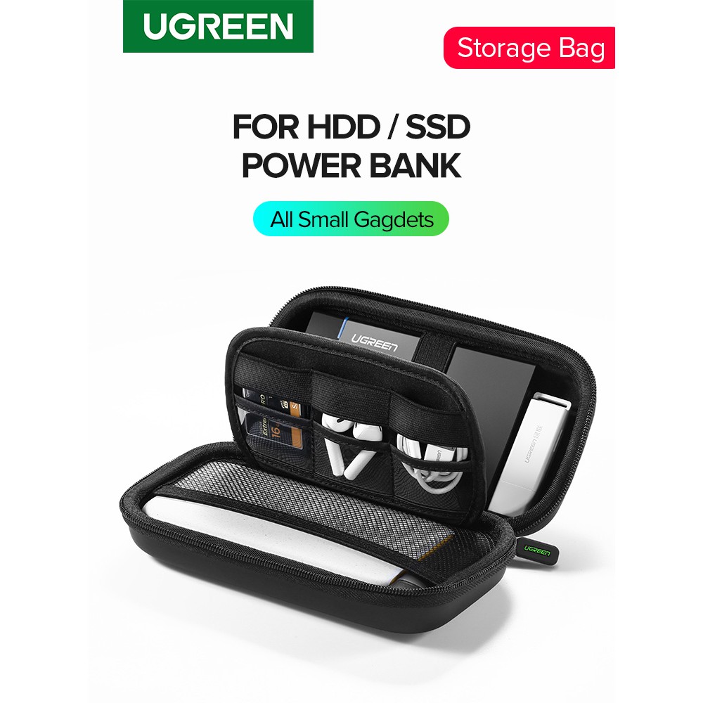 Ugreen 50274 - Túi Đựng Ổ Cứng HDD/SSD gắn Ngoài ✔HÀNG CHÍNH HÃNG ✔