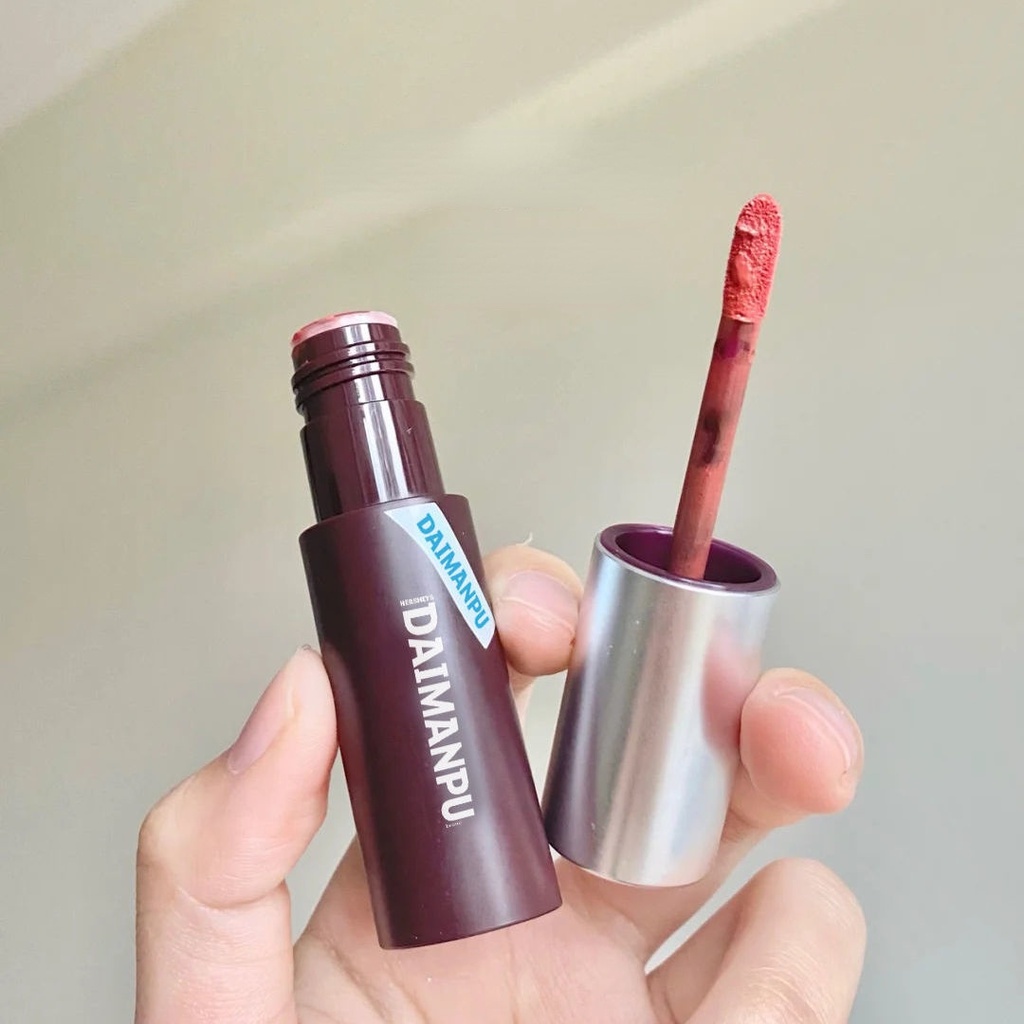 Son Kem Màu Lì Lâu Trôi Không Thấm Nước Daimanpu Hazelnut