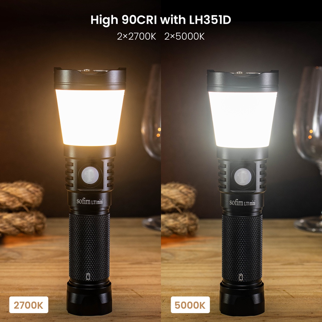 Đèn pin mini SOFIRN BLF LT1 21700 siêu sáng có thể sạc lại