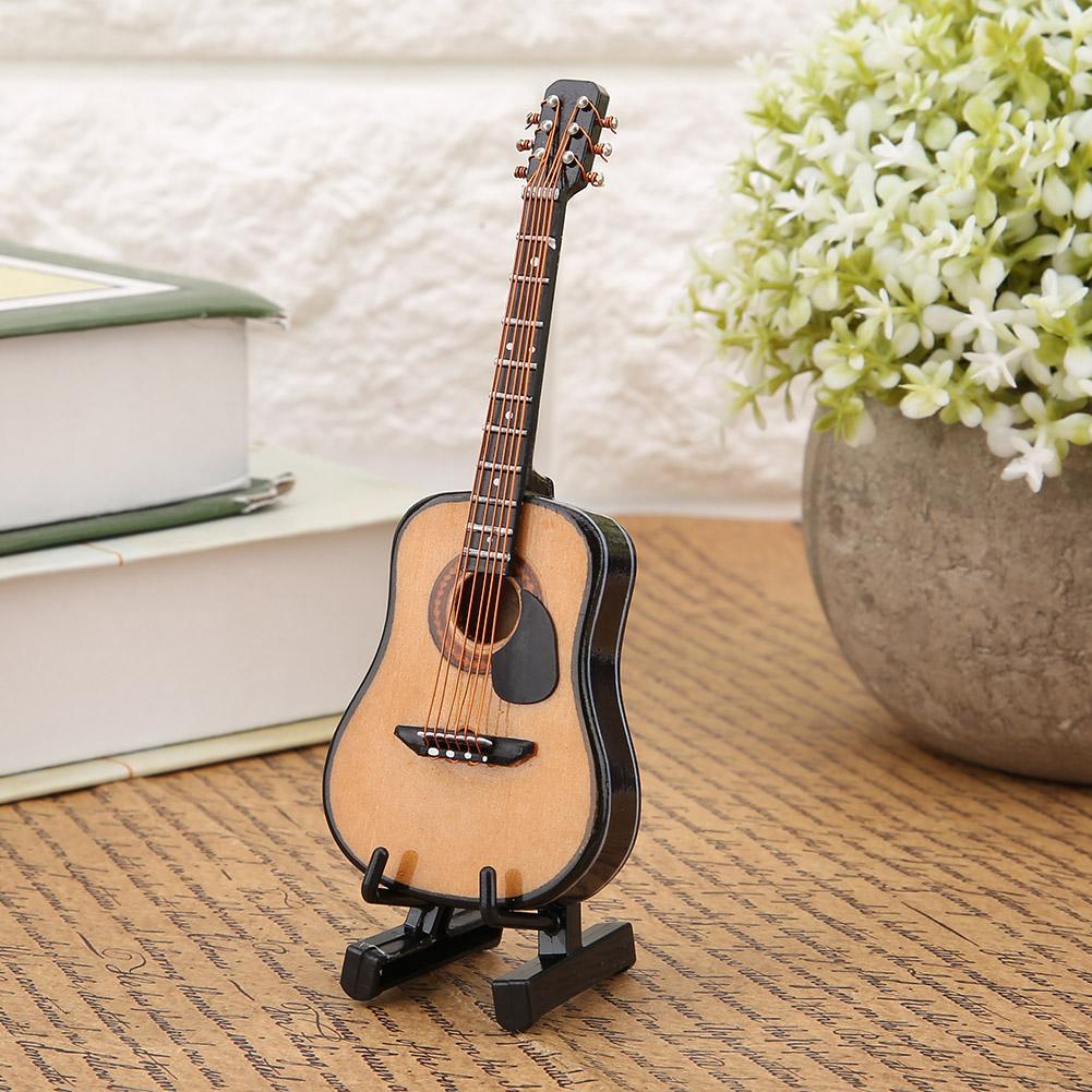 Mô Hình Đàn Guitar Mini Bằng Gỗ Dùng Để Trang Trí