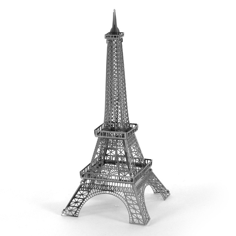 Bộ lắp ráp mô hình tháp Eiffel bằng thép không gỉ