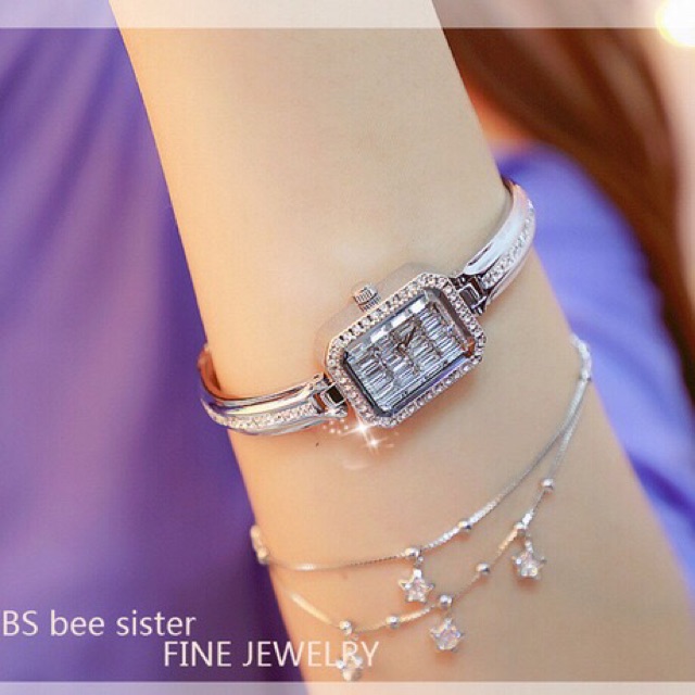 Đồng Hồ Nữ BEE SISTER 1505 Dây Còng Chính Hãng