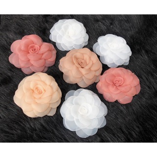 Hoa voan cài áo cao cấp