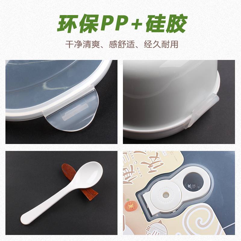 Hộp cơm Hai Tầng Bằng Nhựa Có Thể Phân Loại Lò Vi Sóng