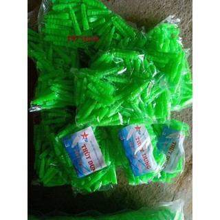 100c Tắc Kê Nở Nhựa Xanh ( Vàng ) số 3 chuyên dùng mũi khoan bê tông phi 6