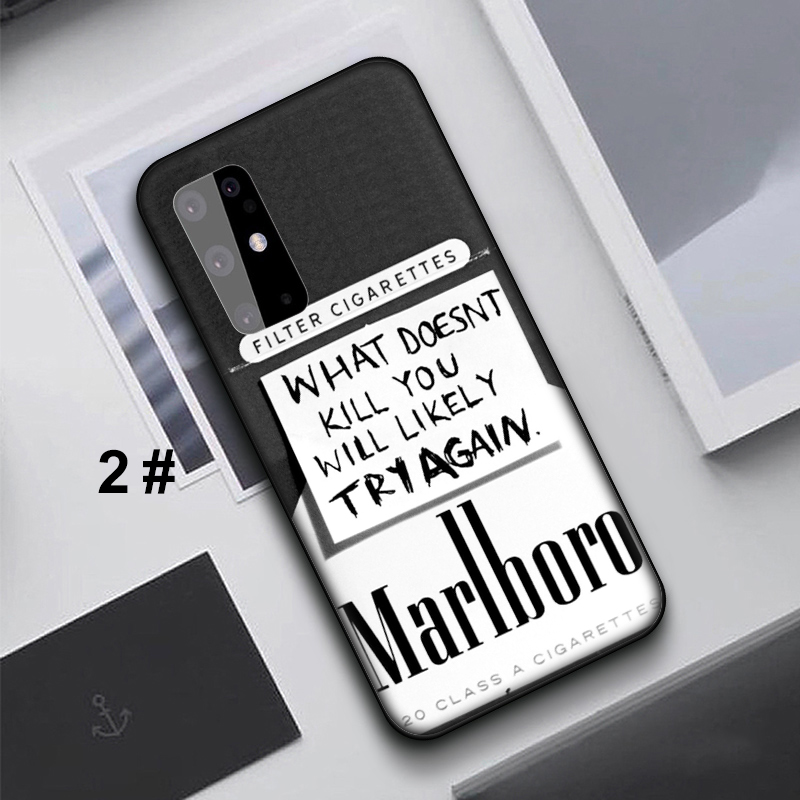 Ốp Điện Thoại Mềm Hình Lua57 Marlboro Cho Samsung Galaxy Note 20 Ultra 10 9 8 Plus A60 A70 A70S M40