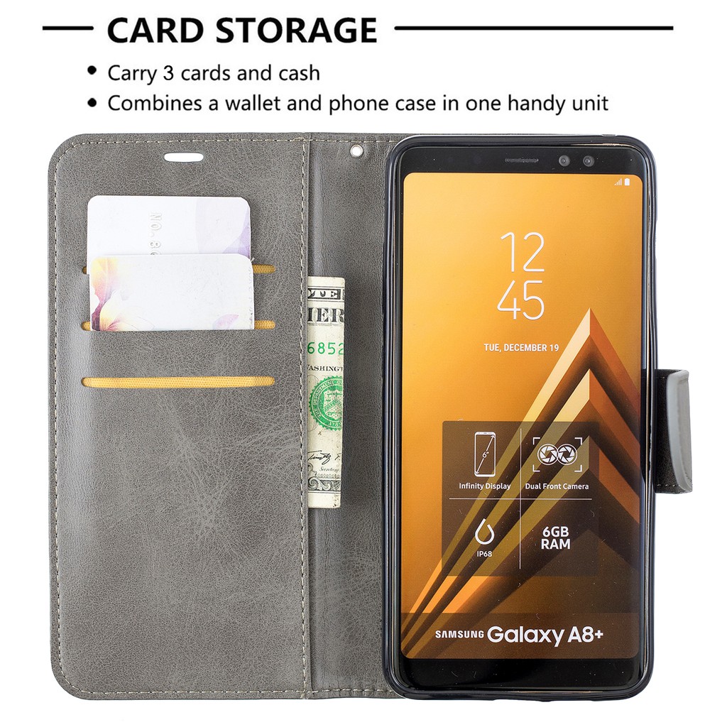 SAMSUNG GALAXY A8 PLUS Bao da điện thoại sành điệu cho | BigBuy360 - bigbuy360.vn