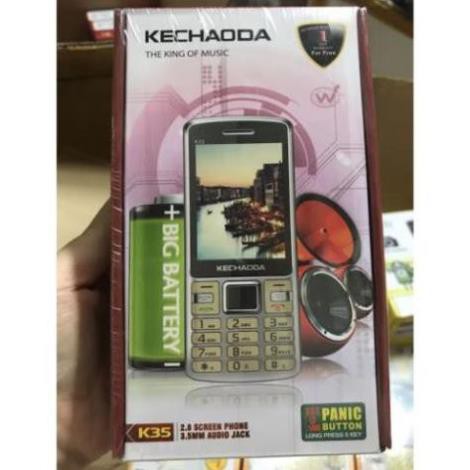 [KỊCH SÀN] Điện thoại Kechaoda K35 màn hình lớn - loa to - phù hợp người cao tuổi - 2 sim - Dễ sử dụng - Bảo hành