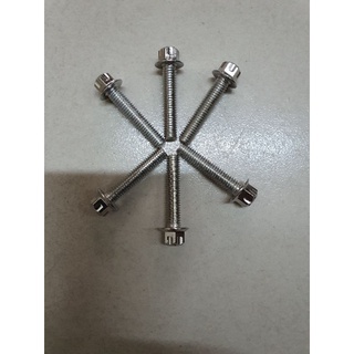 Combo 6 con ốc 6ly inox salaya bắt lốc nồi vespa , cực đẹp và ko sợ rỉ sét