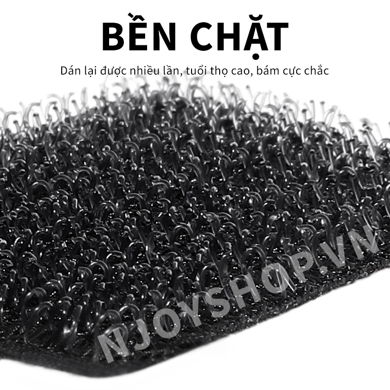 Dây Quấn Cáp Sạc Velcro Njoy Giúp Cố Định Dây Điện, Tai Nghe, Chống Rối Tiện Lợi Chất Liệu Keo Siêu Dính
