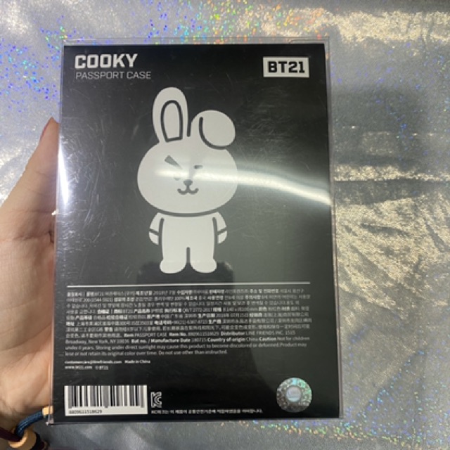 [NGUYÊN SEAL] Passportcase BT21 COOKY da bóng