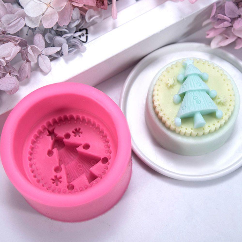 Khuôn Làm Xà Phòng Silicone Hình Cây Thông Giáng Sinh Đa Năng