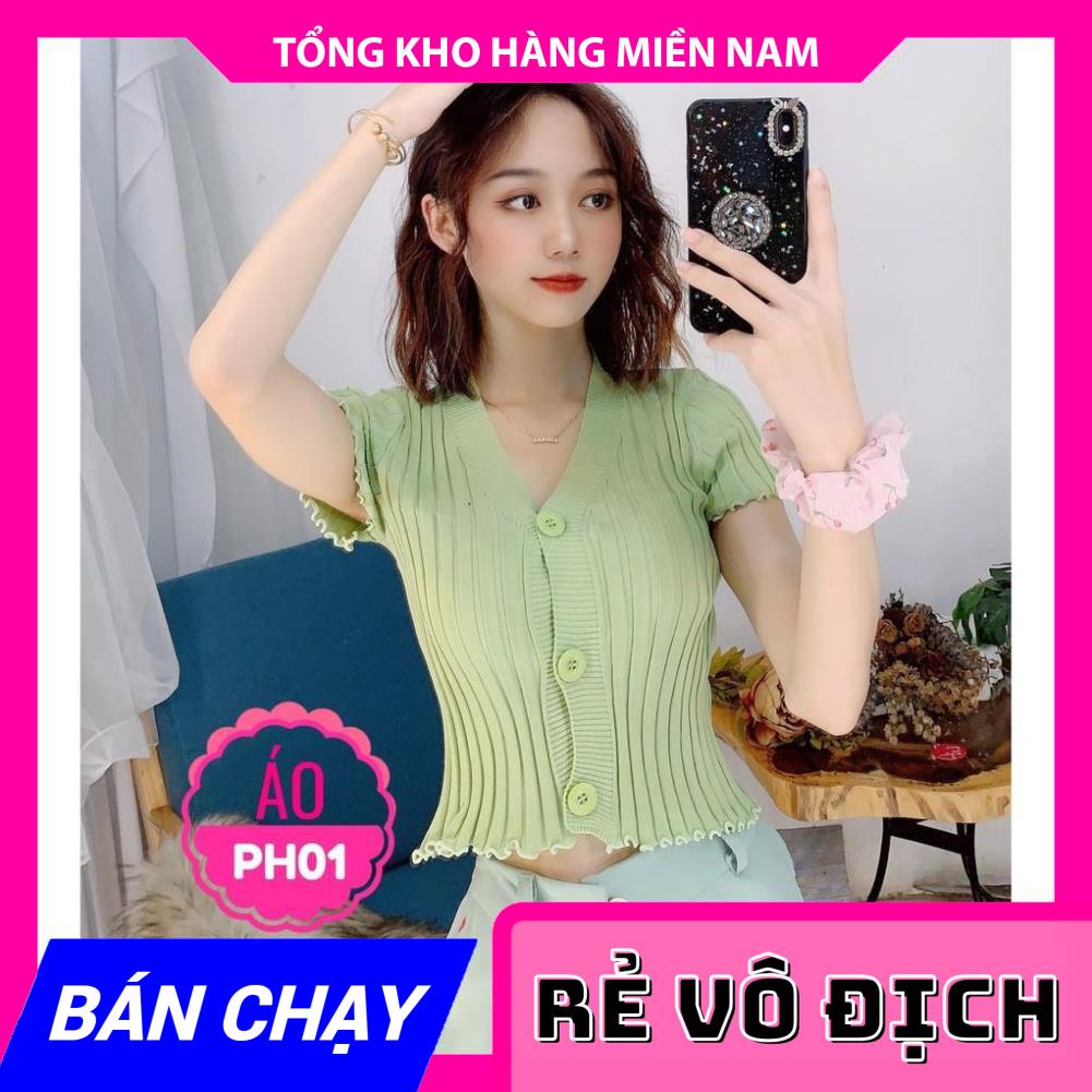 ÁO LEN CÚC TO PH01 ❤CÓ ẢNH THẬT❤ ÁO LEN CROPTOP ❤ ÁO KIỂU NỮ