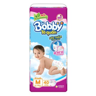 Tã Quần Bobby (S44, M40, L36, XL32, XXL28).....: