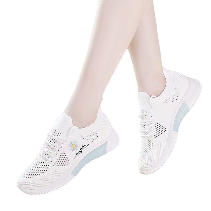 Giày Thể Thao Phối Lưới Thoáng Khí Thời Trang Xuân Hè Mới Cho Nữ TTH226