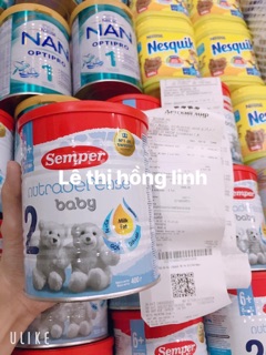 [AIR+BILL] Sữa Semper Nga Số 1,2 Loại 400g