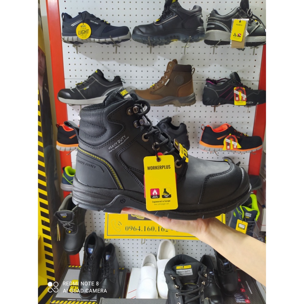 [Chính Hãng] Giày Bảo Hộ Safety Jogger Workerplus, Đế PU, Chống Đâm Xuyên, Va Đập, Chịu Nhiệt Độ Cao 🚙