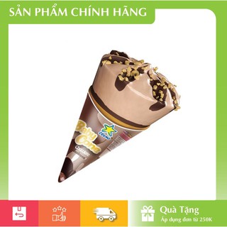 [CHỈ GIAO HCM] Kem Ốc Quế Crunchy Hương Socola 70gr - Chocolated Crunchy Cone Ice Cream