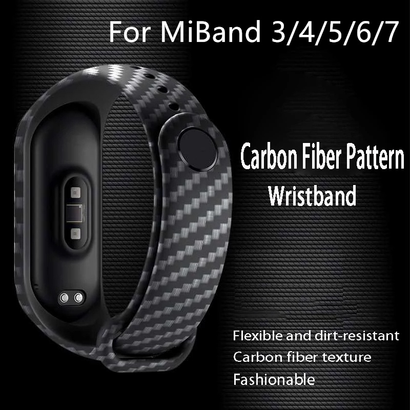 Dây Đeo Silicone Chống Mồ Hôi Cho Đồng Hồ Thông Minh Xiaomi Mi Band 3 / 4 / 5 / 6 / 7