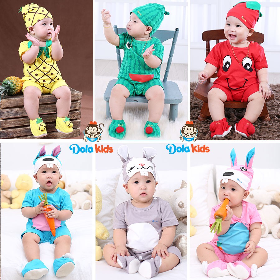 [VẢI 4 CHIỀU] - Đồ Body Bé Trai, Bé Gái hình thú cao cấp - DoLaKids