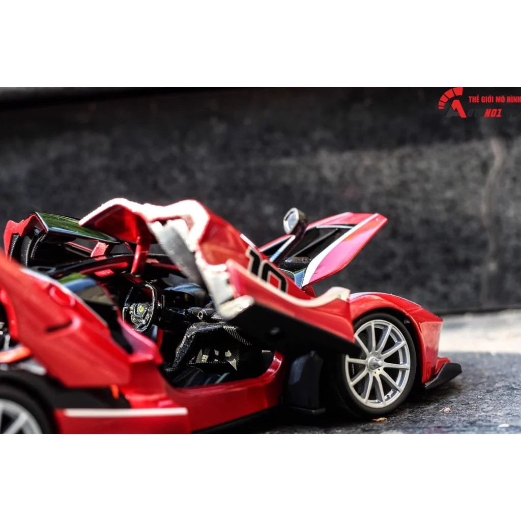 MÔ HÌNH FERRARI FXX K RED NO 10 1:18 BBURAGO 4230