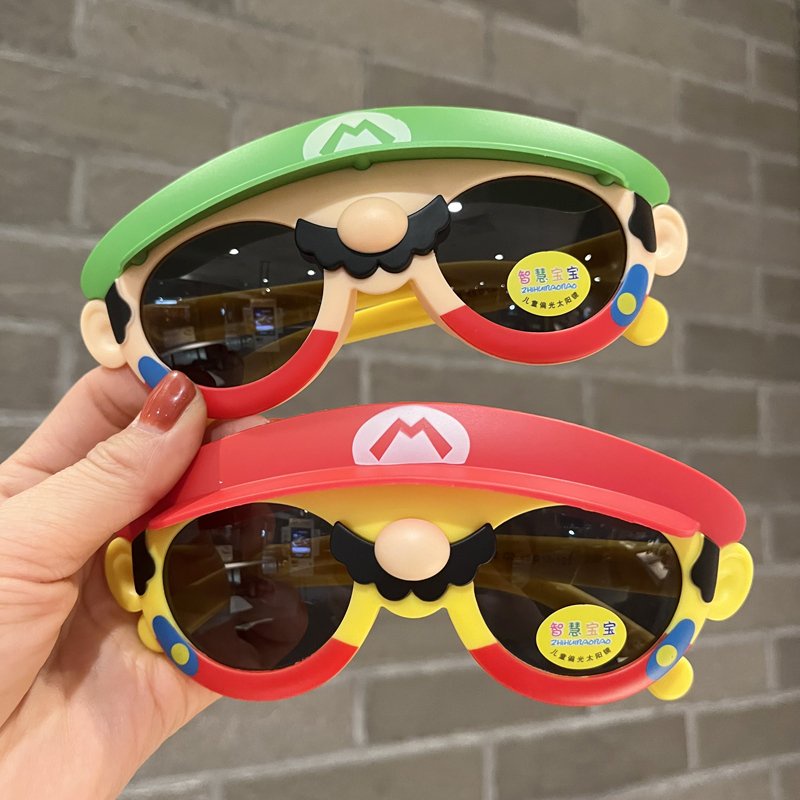 Kính mắt lật kiểu siêu nhân dễ thương dành cho bé trai + bé gái