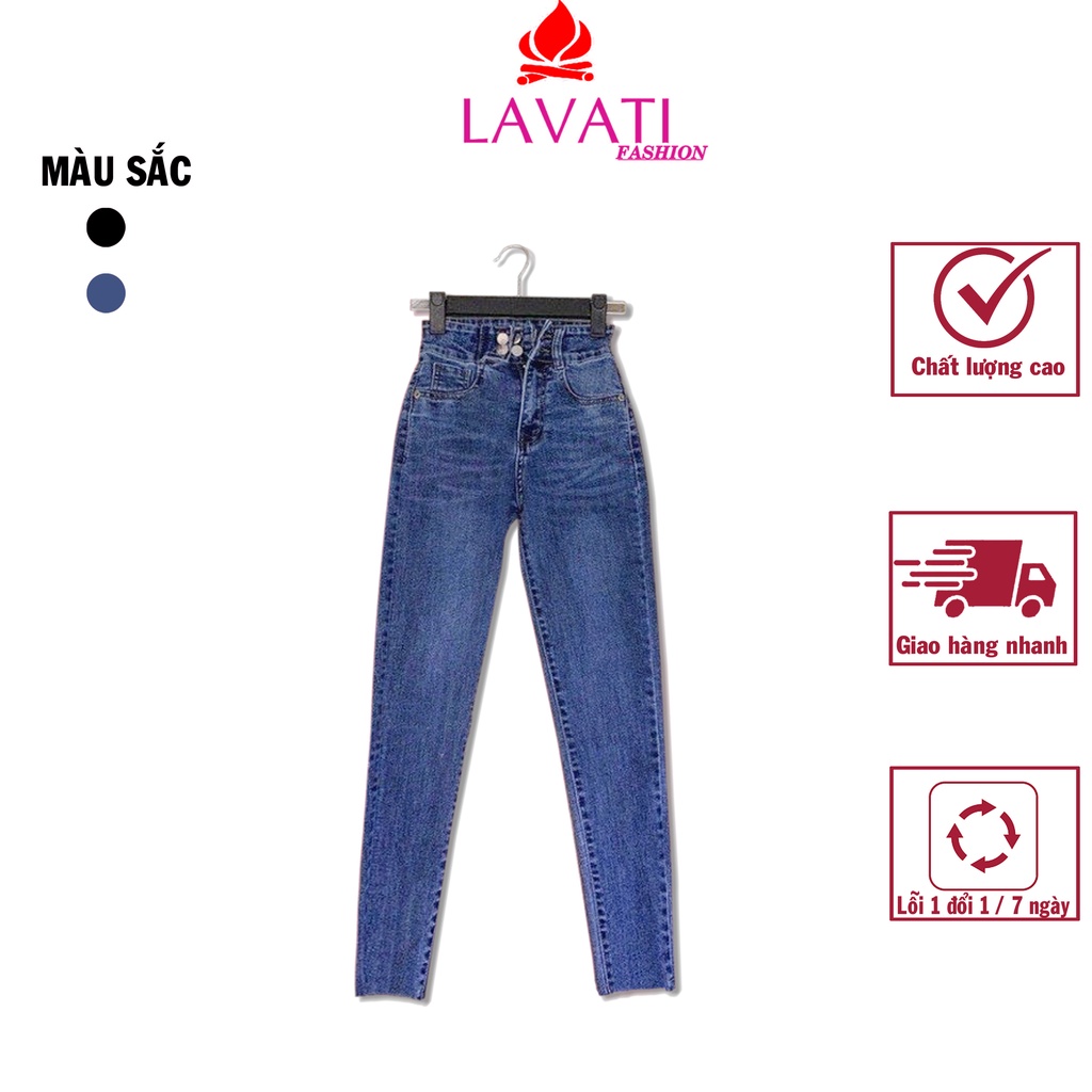 Quần bò nữ  jeans 4 khuy dáng ôm hàng đẹp ( Mã QB4K- 180)