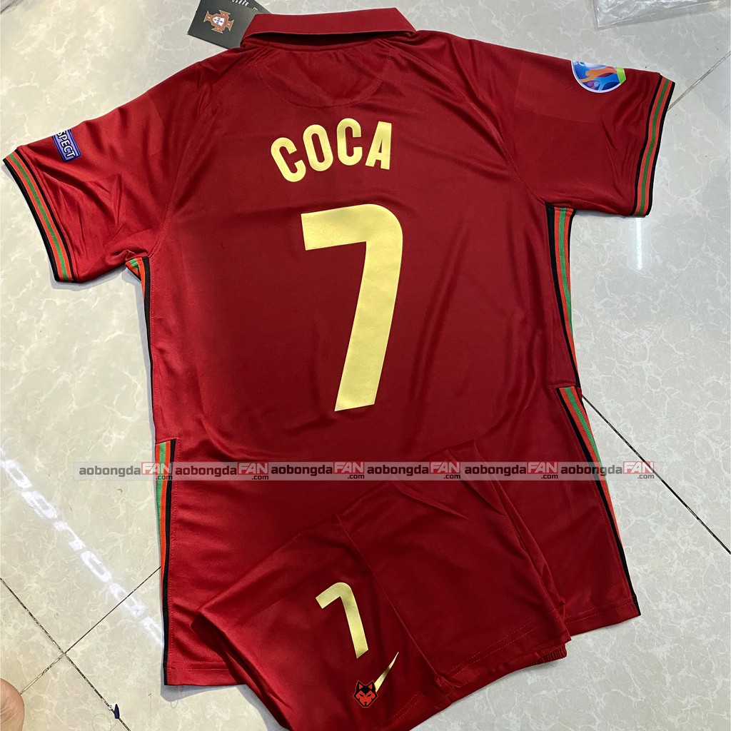 Bộ Quần Áo Bóng Đá Đội Bồ Đào Nha Đỏ 2022 - Hàng Thái