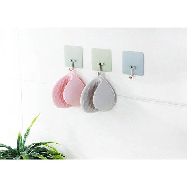 Bộ 2 miếng nhấc nồi silicon loại dày chống nóng