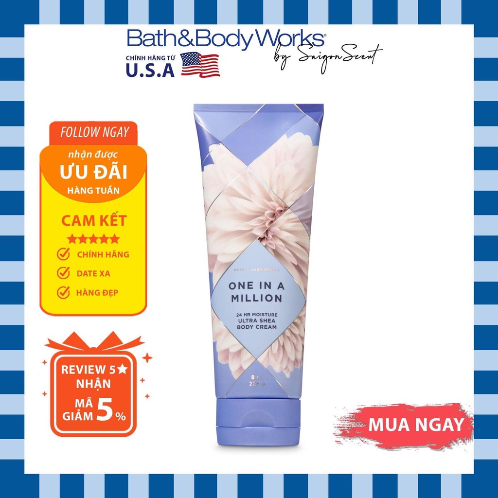 Kem Dưỡng Thể Bath and Body Works One In A Million (226g)