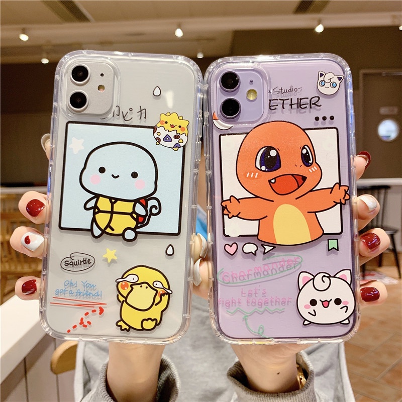💝Rùa Jenny Hoạt Hình Dễ Thương💝Ốp Điện Thoại Mềm Cho IPhone 13 Pro Max 11 Pro Max 7 8 Plus 12 Pro Max Mini X XS Max XR 6 6s Plus