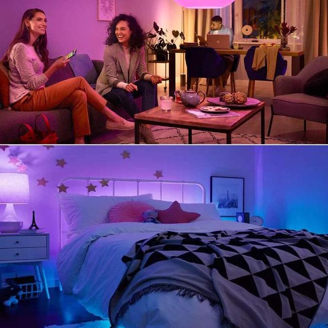 Bóng Đèn LED Rgb Thay Đổi Màu Sắc Có Điều Khiển Từ Xa