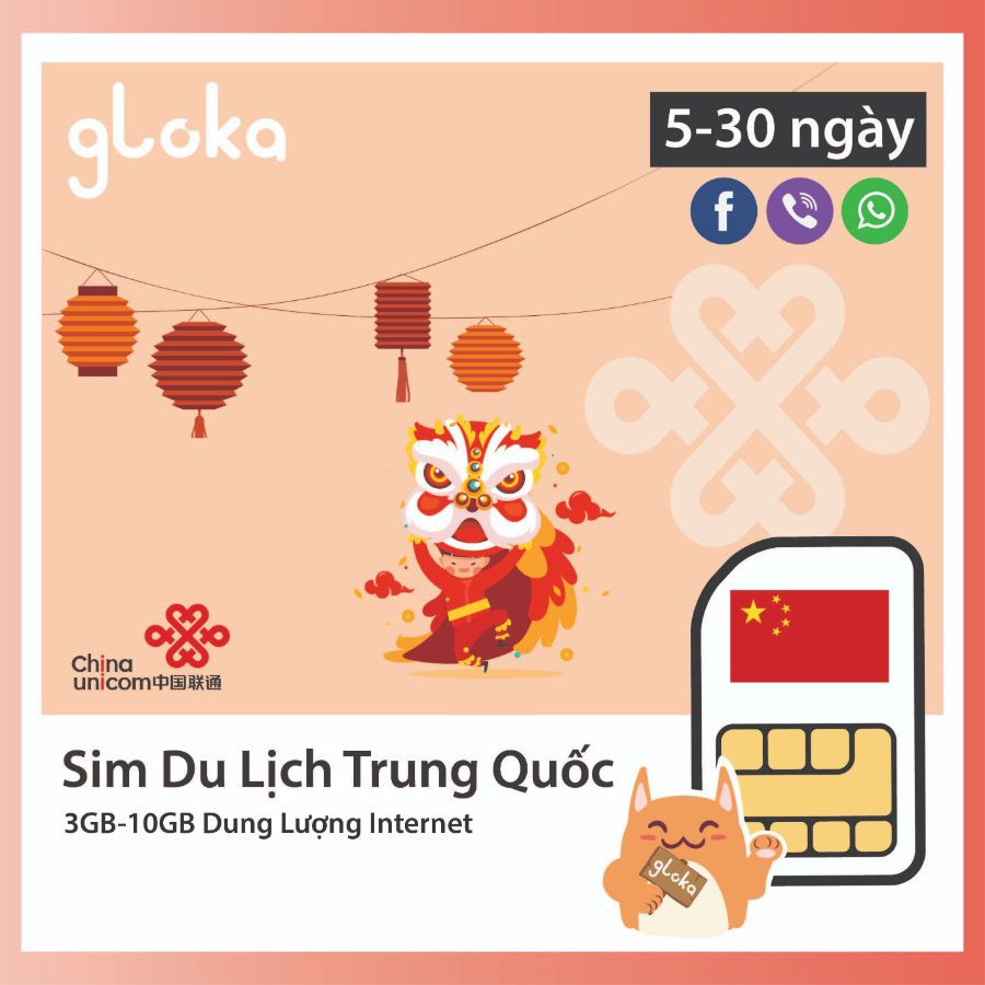 Sim Du Lịch Trung Quốc - Hồng Kong - Macao Không Giới Hạn Dung Lượng 5-30 ngày