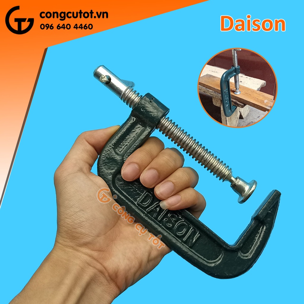 Vam chữ C 4&quot; bằng gang