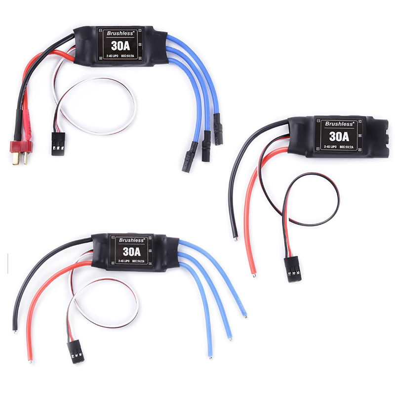 Bộ Điều Khiển Tốc Độ Động Cơ Không Chổi Than Xxd 30a 2-4s Esc Cho Thuyền / Trực Thăng / Thuyền