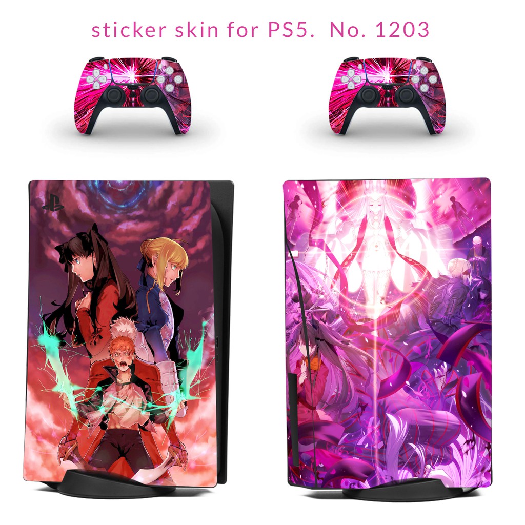 [PS5] Miếng dán bảo vệ trang trí máy ps5 skin cho máy fate stay night