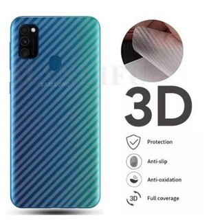 Miếng dán lưng cacbon cho samsung galaxy a21s chống bám vân tay bảo vệ mặt lưng