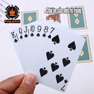Bài poker nylon Taiwan nhập khẩu chuẩn casino 100% plastic
