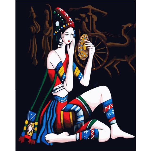 TRANH TÔ MÀU SỐ HÓA.