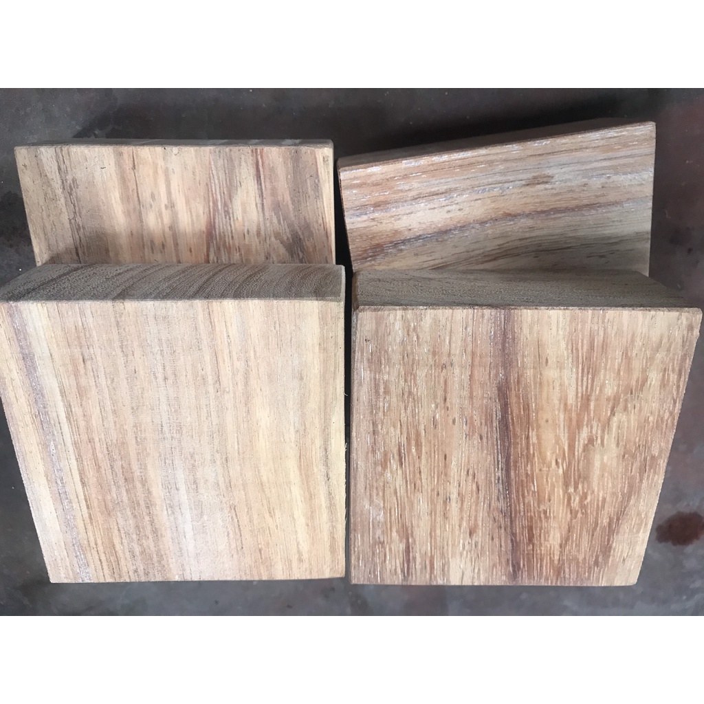 Bán sỉ 5 khối gỗ vuông Dwood gỗ thông tự nhiên đã xử lý bề mặt đẹp hàng loại 1 FreeShip