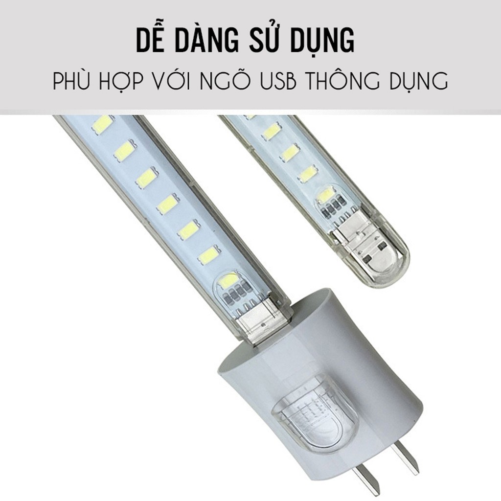 Đèn Led 24 bóng siêu sáng cắm cổng ngõ Usb để bàn MLH