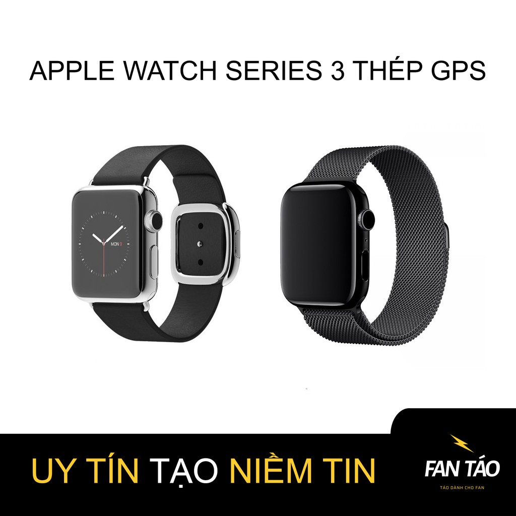 Đồng hồ Apple Watch Series 3 thép 42mm  GIÁ RẺ - CHẤT LƯỢNG - Bảo hành 12 tháng