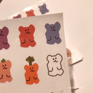 Sticker gấu