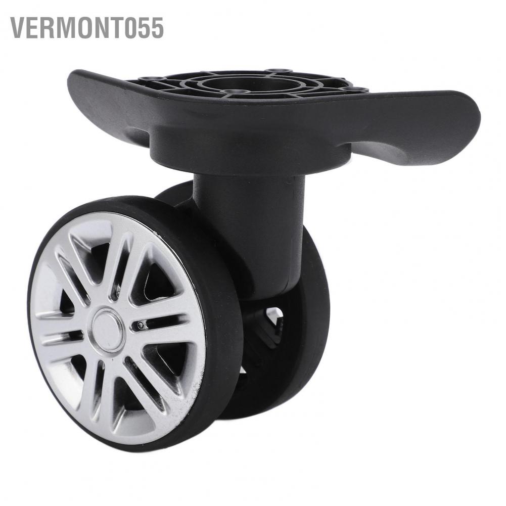 Hàng Hot 1 cặp Bánh xe xoay hành lý Bánh xe thay thế A19 Hàng đôi câm Hàng giao ngayVermont055